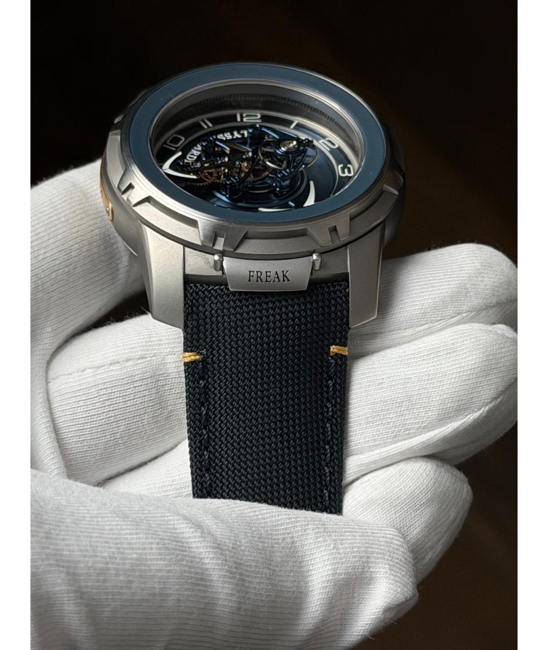 Ulysse Nardin Темно-синие часы, фото 5