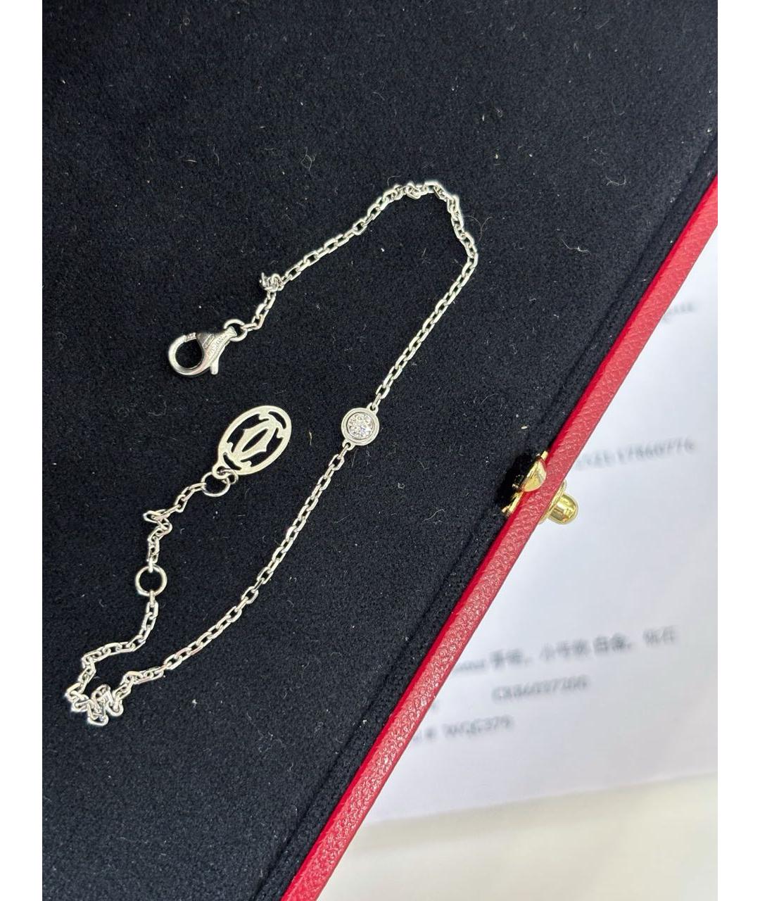 CARTIER Белый браслет из белого золота, фото 3