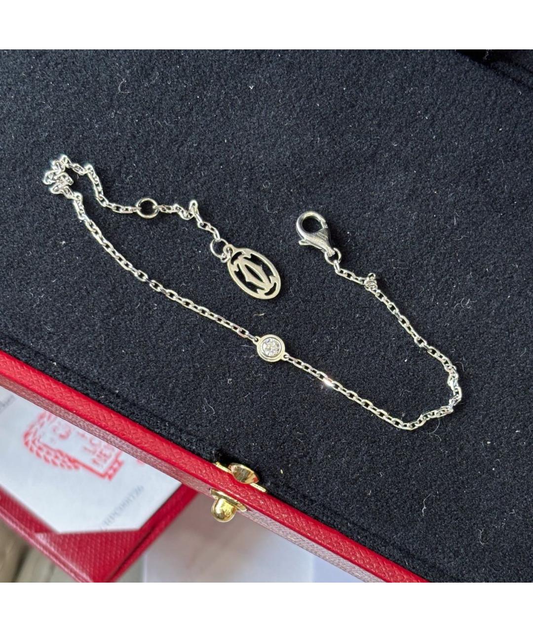 CARTIER Белый браслет из белого золота, фото 2