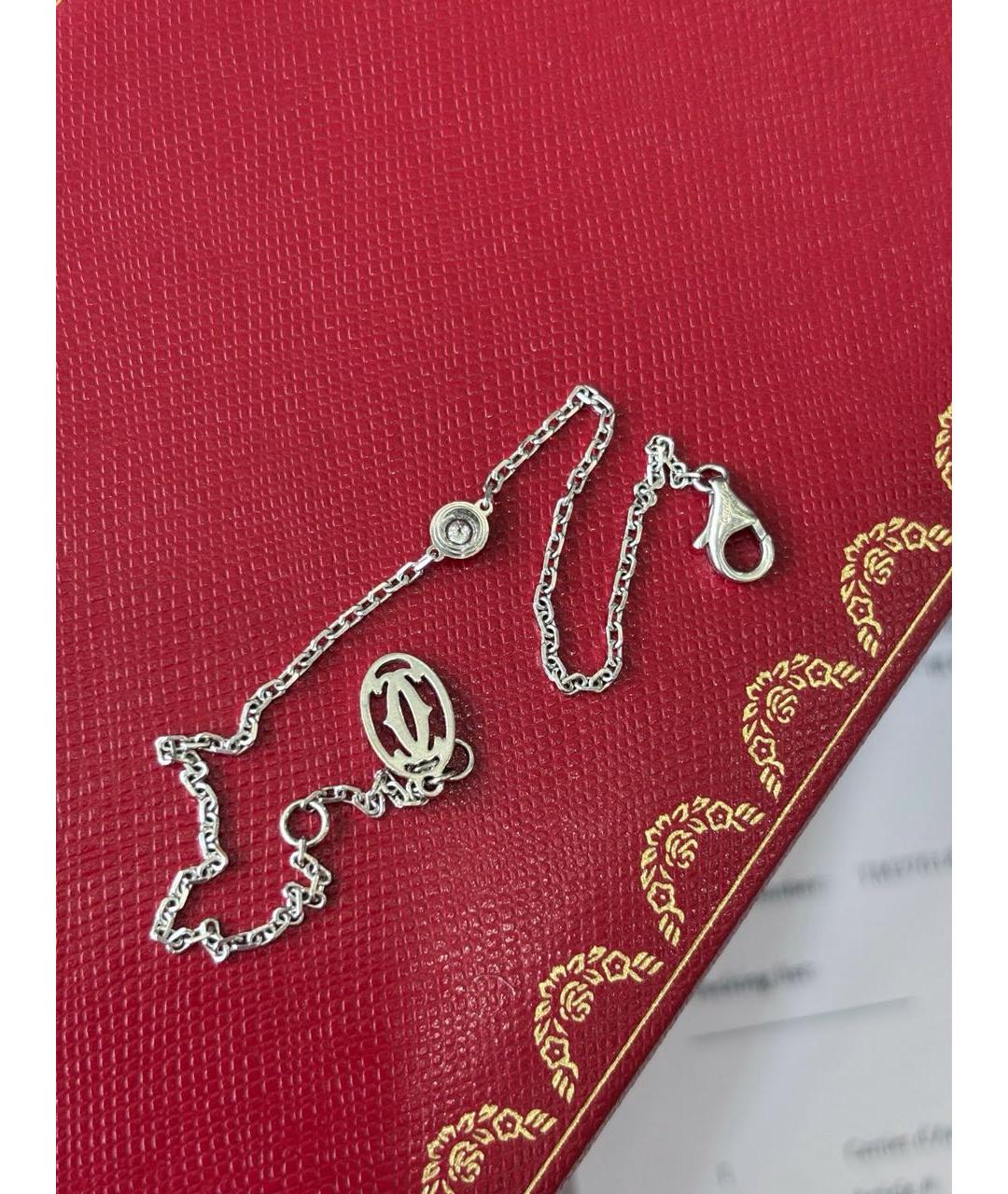 CARTIER Белый браслет из белого золота, фото 5