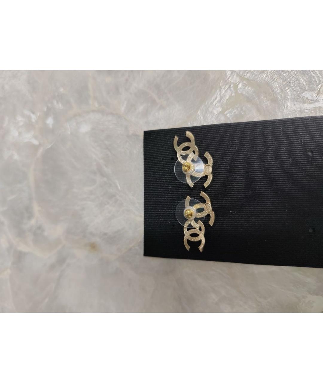 CHANEL Золотые серьги, фото 5