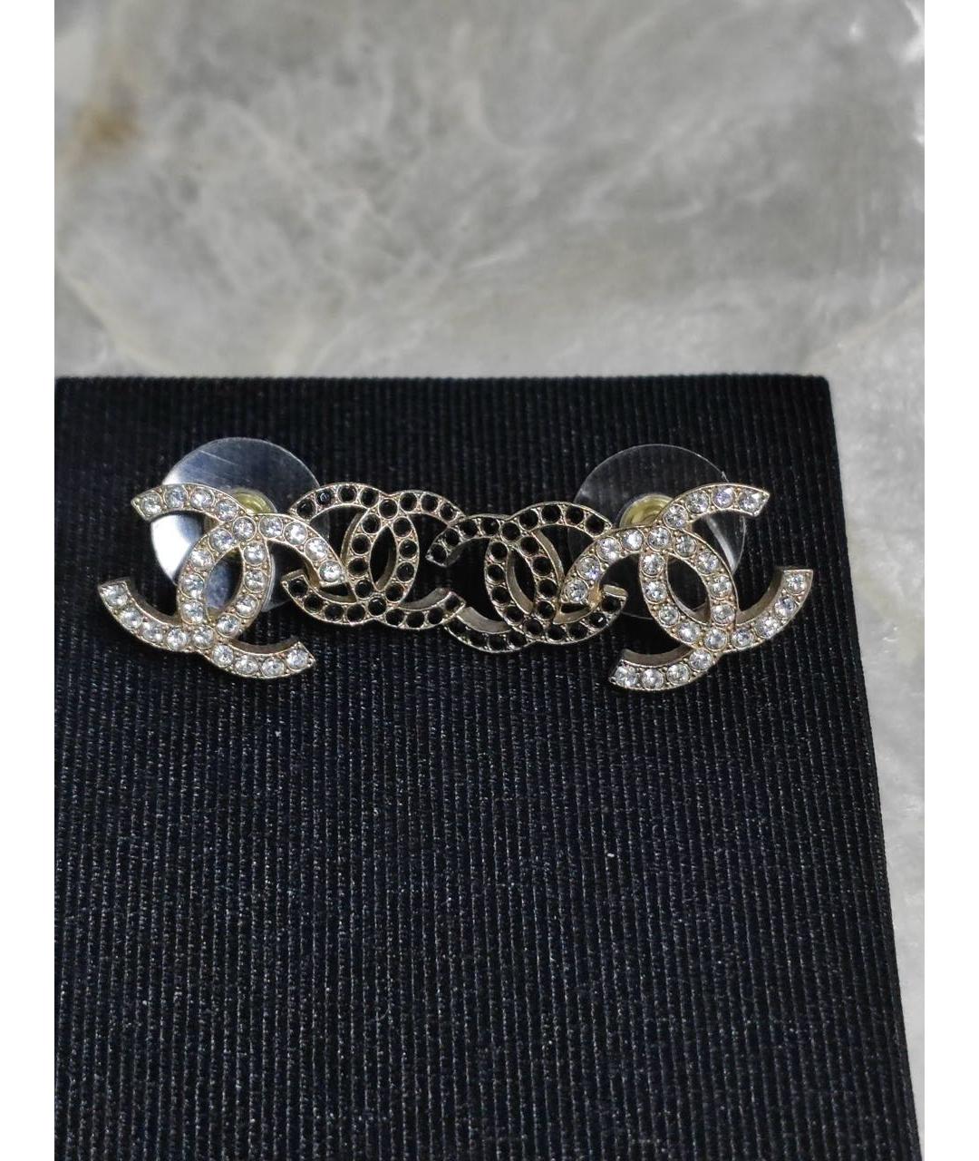 CHANEL Золотые серьги, фото 8