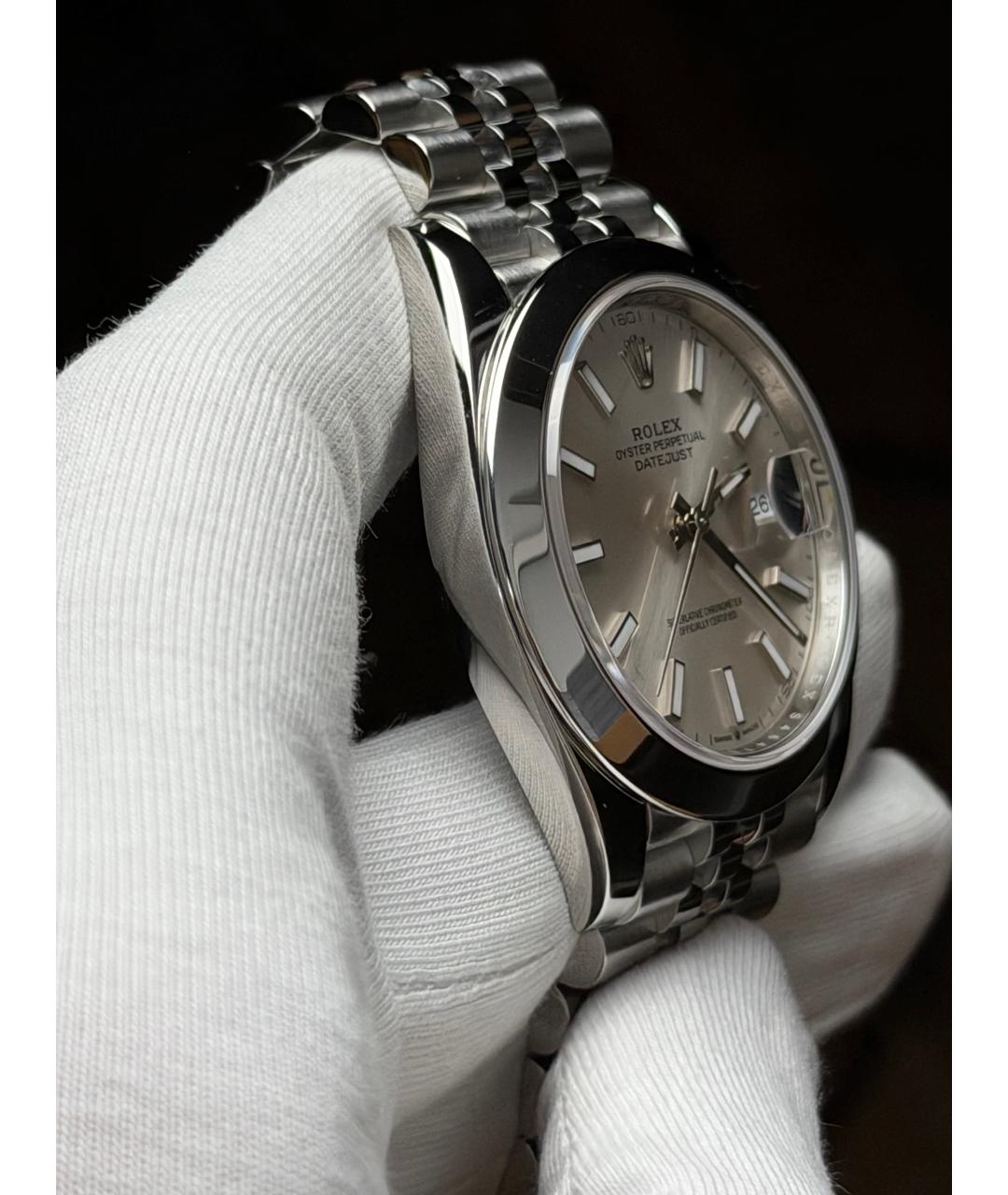 ROLEX Серые часы, фото 5
