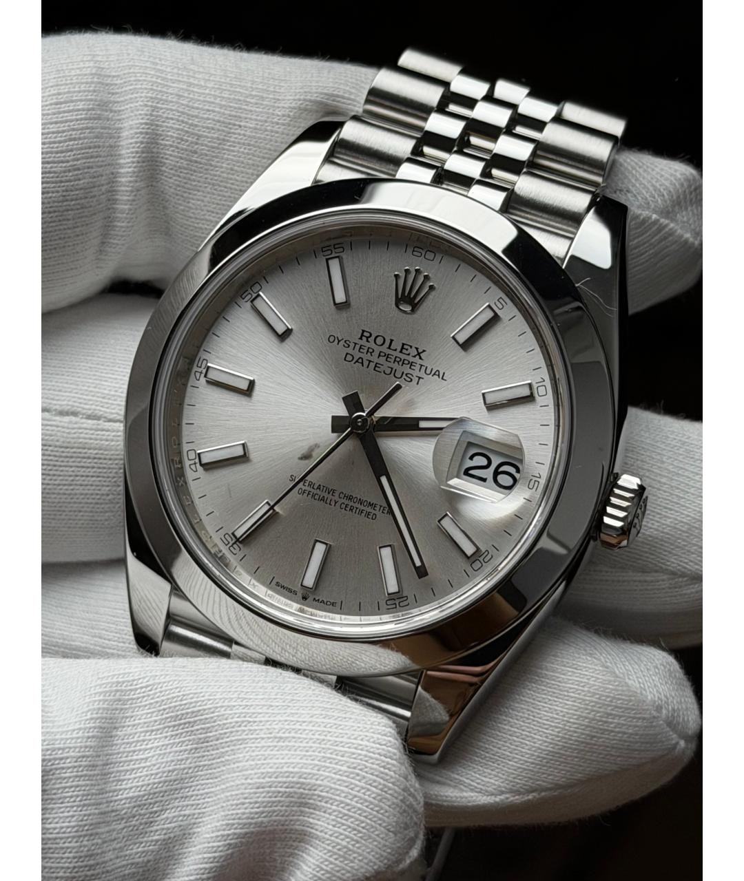 ROLEX Серые часы, фото 3