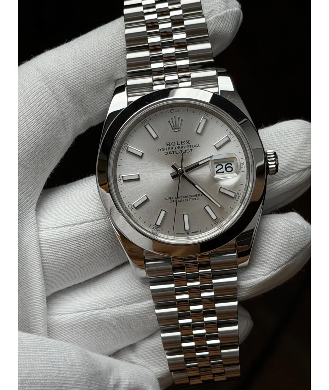 ROLEX Серые часы, фото 2
