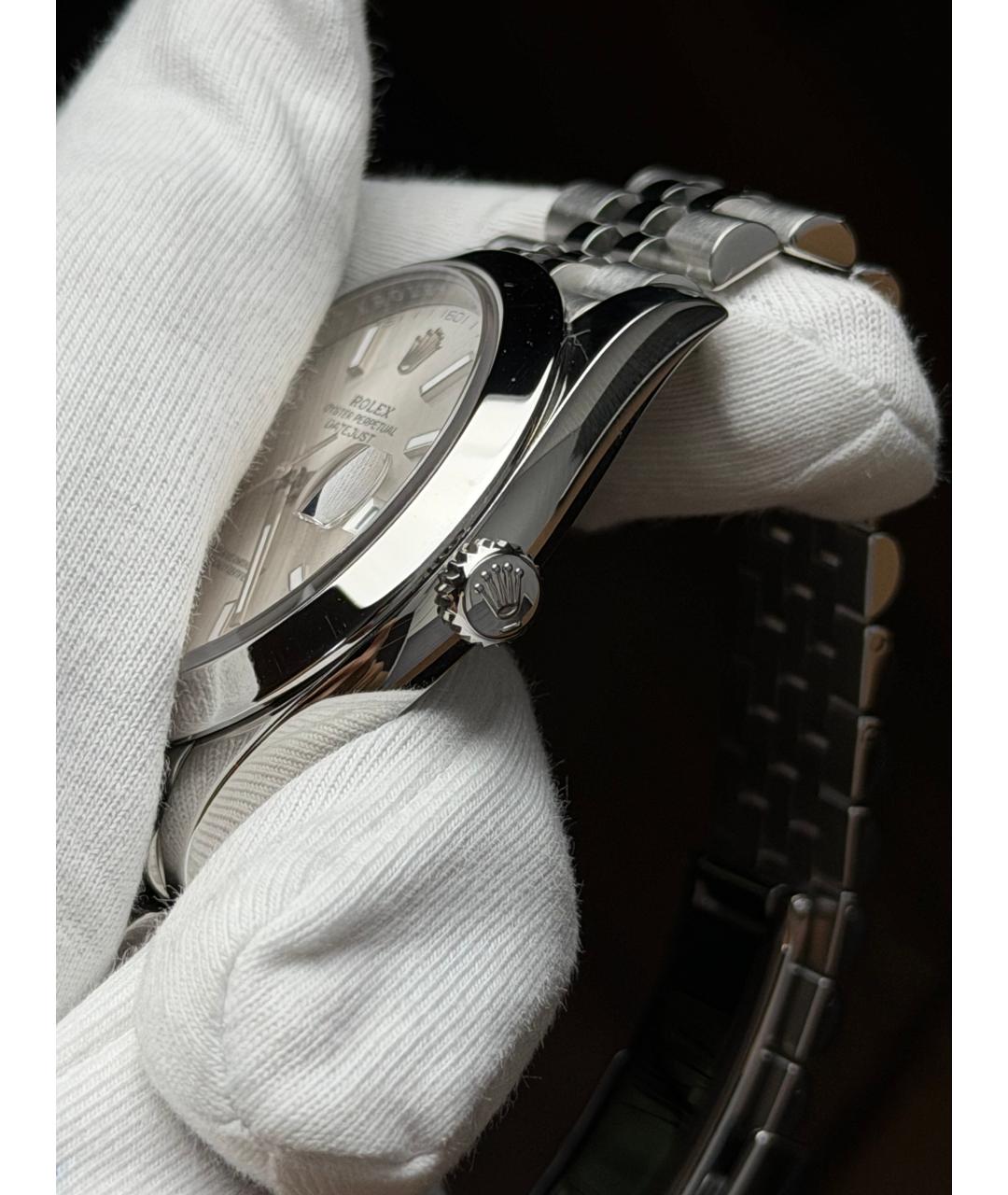 ROLEX Серые часы, фото 4