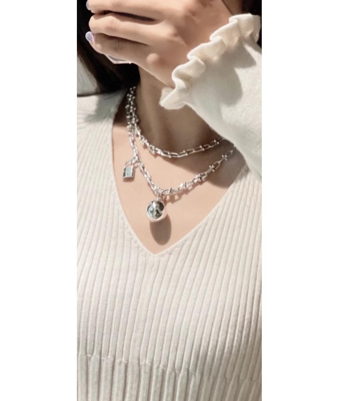 TIFFANY&CO Серебряное серебряное колье, фото 8