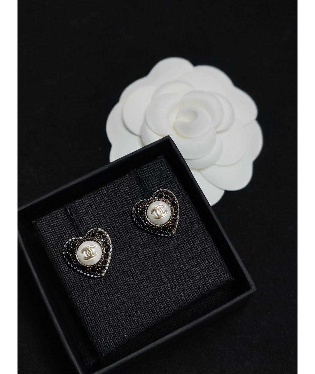 CHANEL Серебряные серьги, фото 2