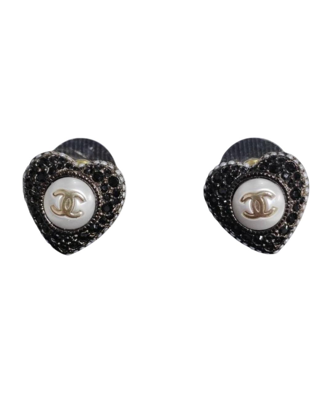 CHANEL Серебряные серьги, фото 1