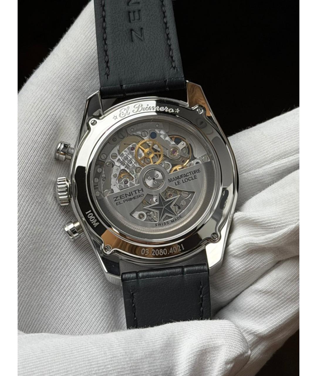 ZENITH Серые часы, фото 8