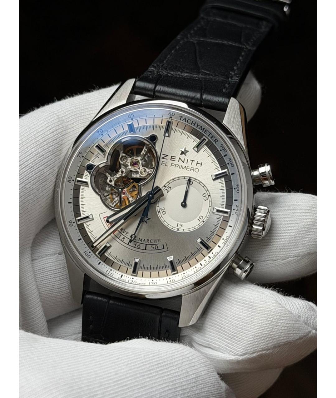ZENITH Серые часы, фото 3