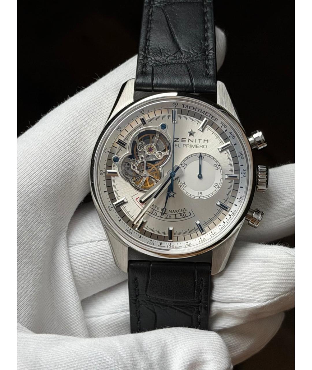 ZENITH Серые часы, фото 2