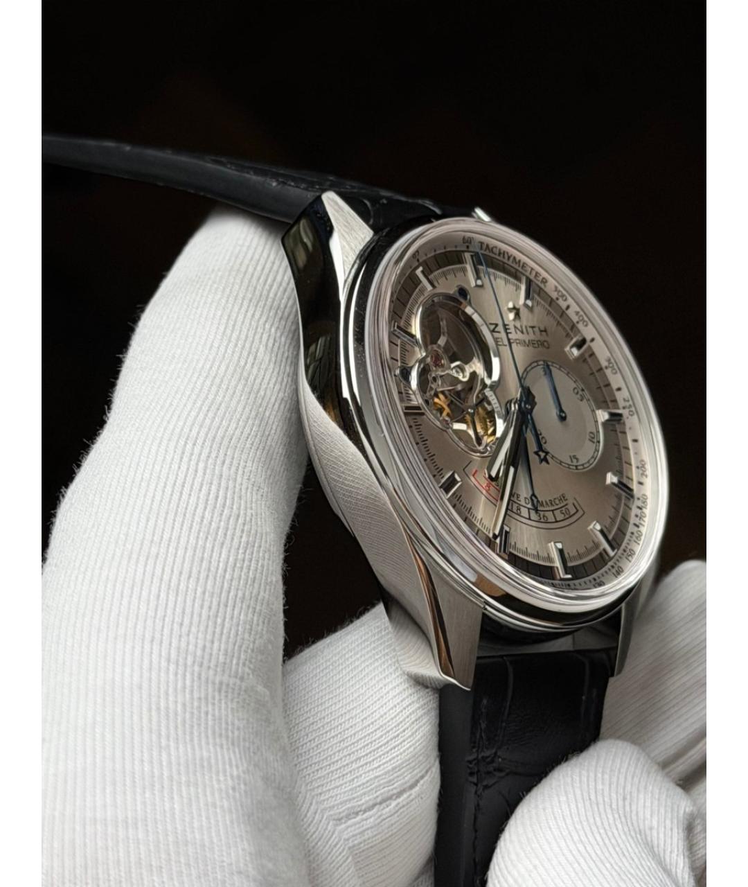 ZENITH Серые часы, фото 5