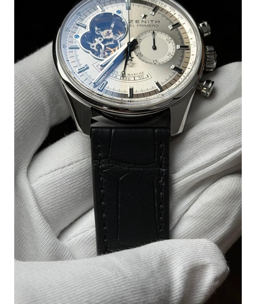 ZENITH Серые часы, фото 6