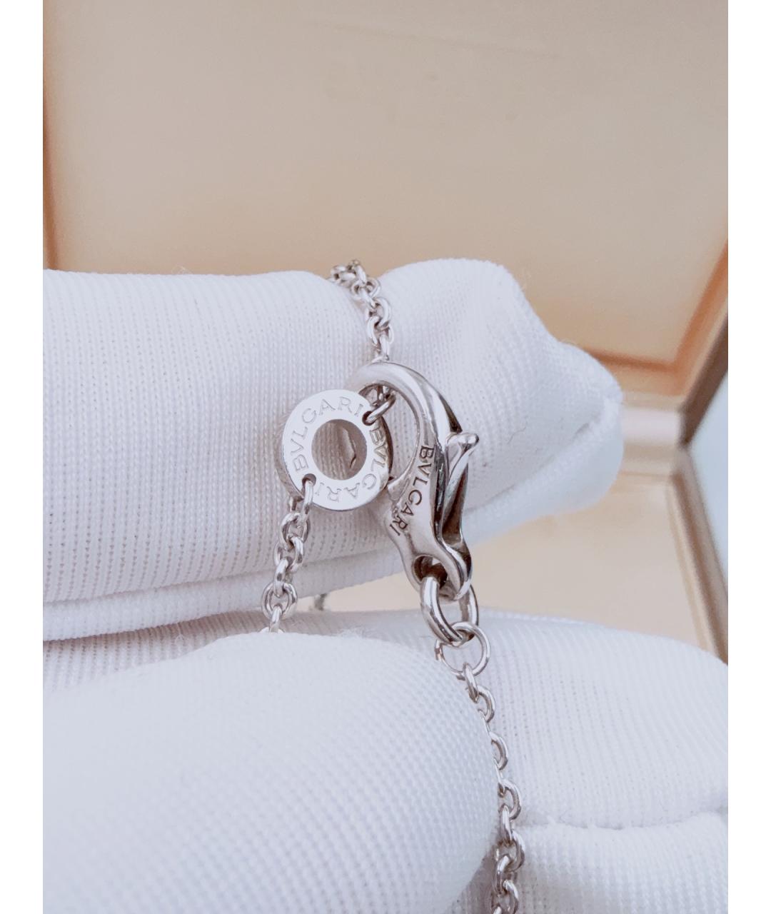 BVLGARI Серебряный браслет из белого золота, фото 7