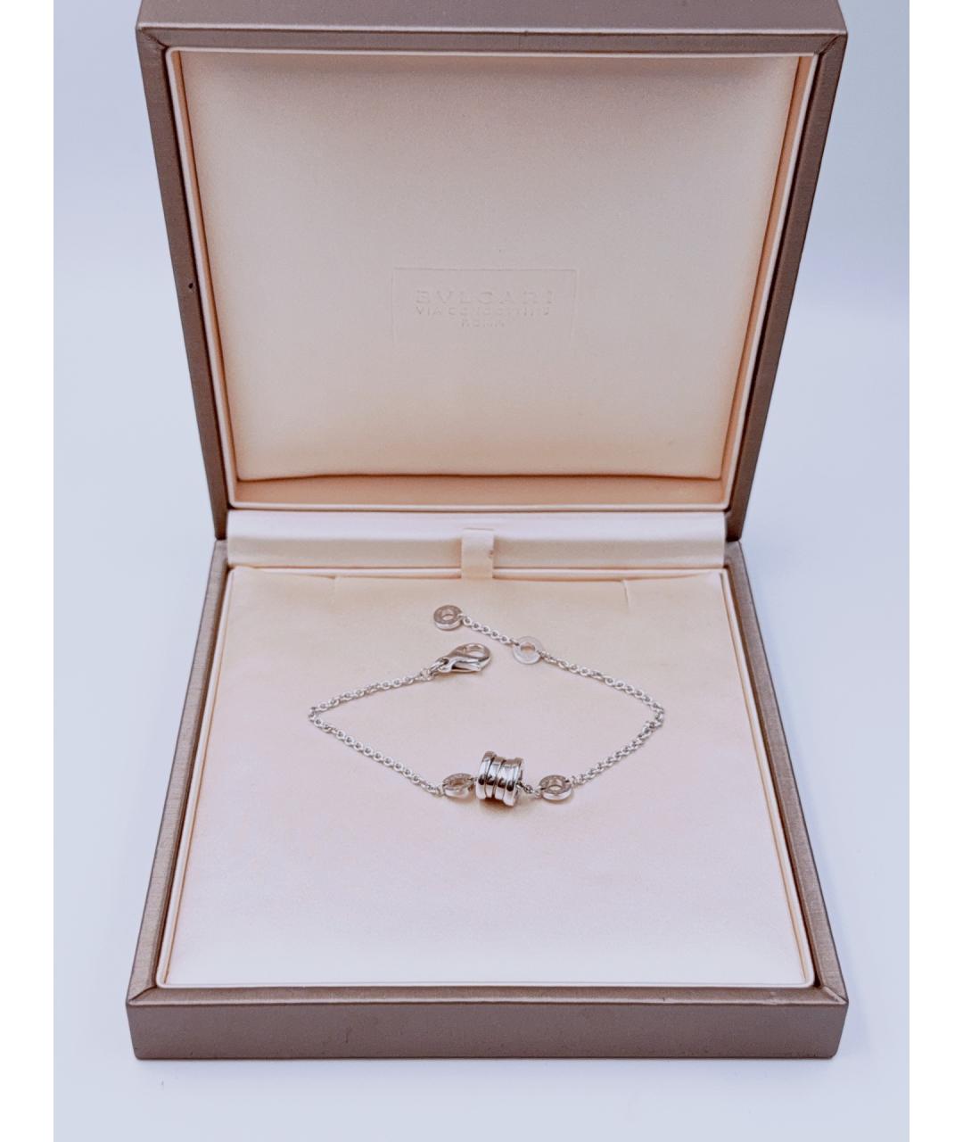 BVLGARI Серебряный браслет из белого золота, фото 2
