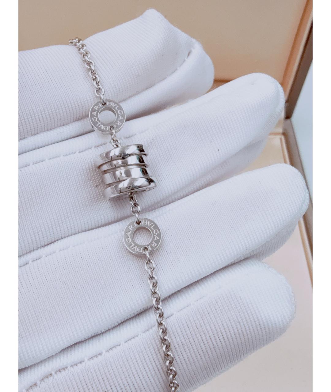 BVLGARI Серебряный браслет из белого золота, фото 5