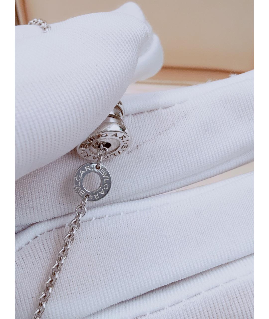 BVLGARI Серебряный браслет из белого золота, фото 6