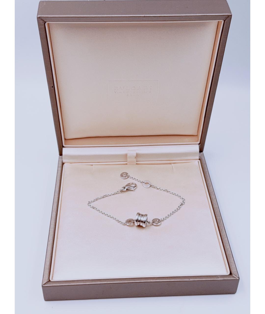 BVLGARI Серебряный браслет из белого золота, фото 9