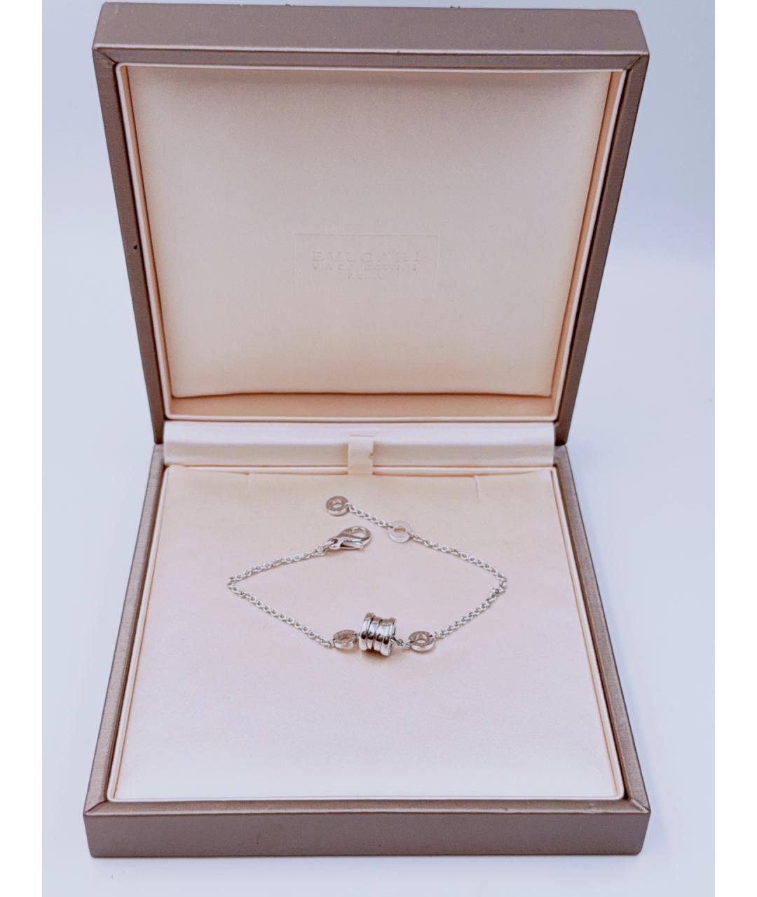 BVLGARI Серебряный браслет из белого золота, фото 3