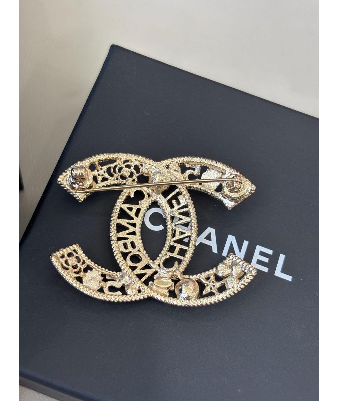 CHANEL Золотая булавка / брошь, фото 4