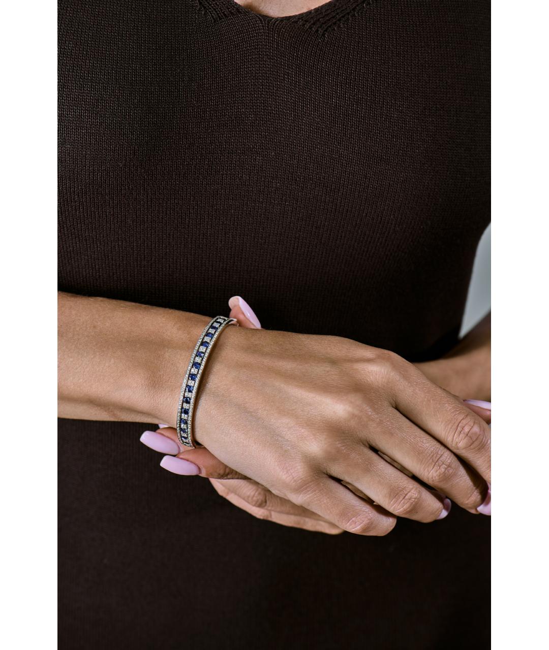 DAMIANI Темно-синий браслет из белого золота, фото 3