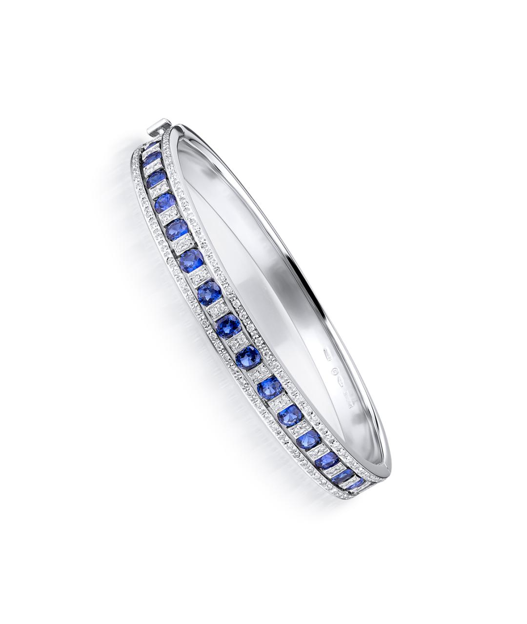 DAMIANI Темно-синий браслет из белого золота, фото 1