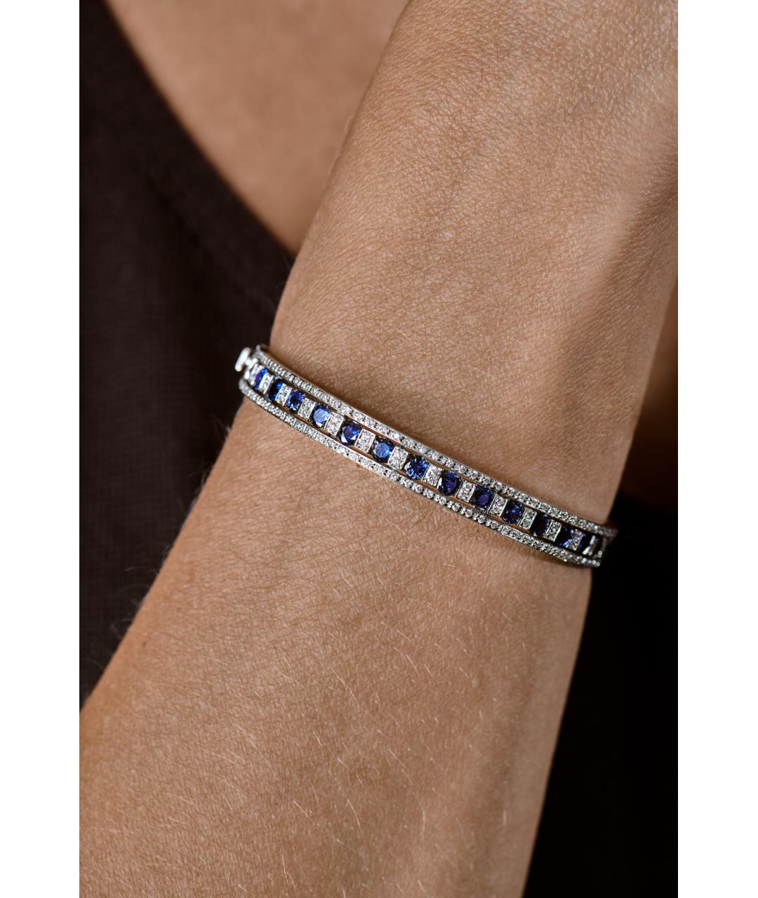 DAMIANI Темно-синий браслет из белого золота, фото 2