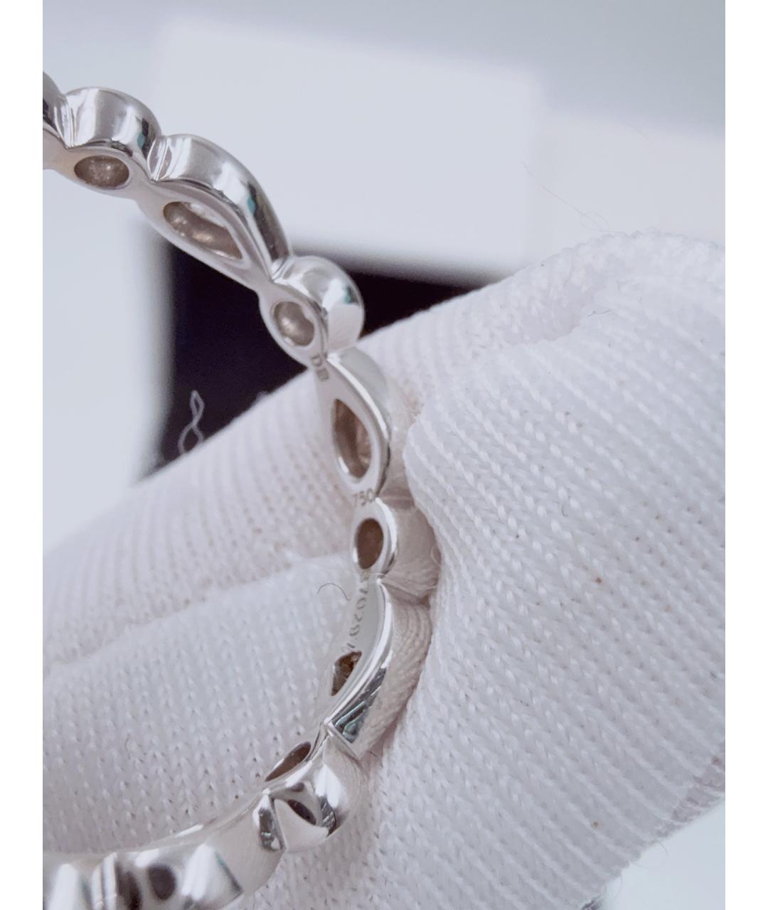 DE BEERS Серебряное кольцо из белого золота, фото 8