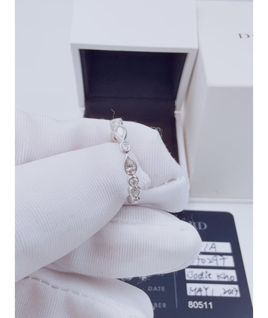 DE BEERS Серебряное кольцо из белого золота, фото 6