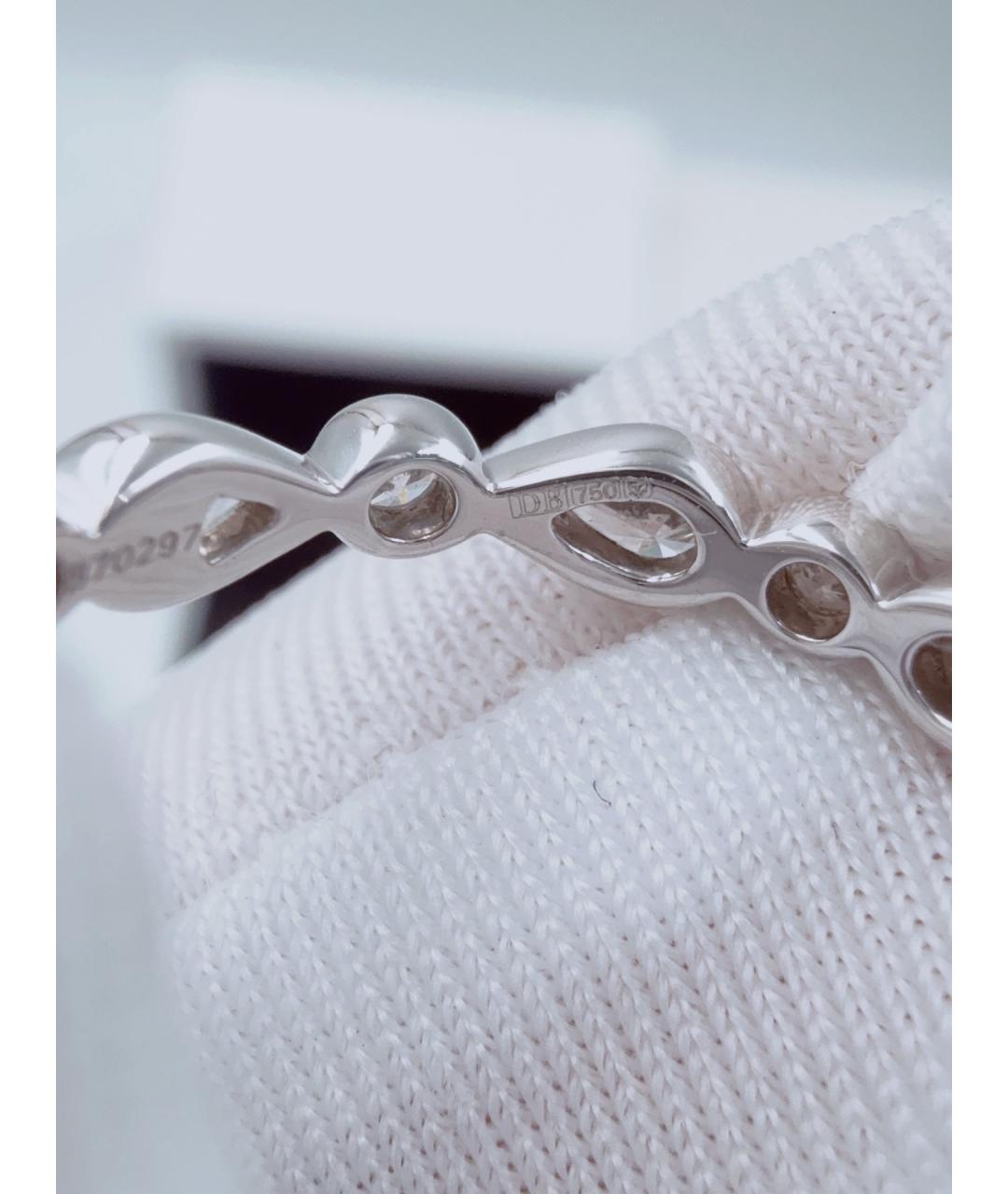 DE BEERS Серебряное кольцо из белого золота, фото 7