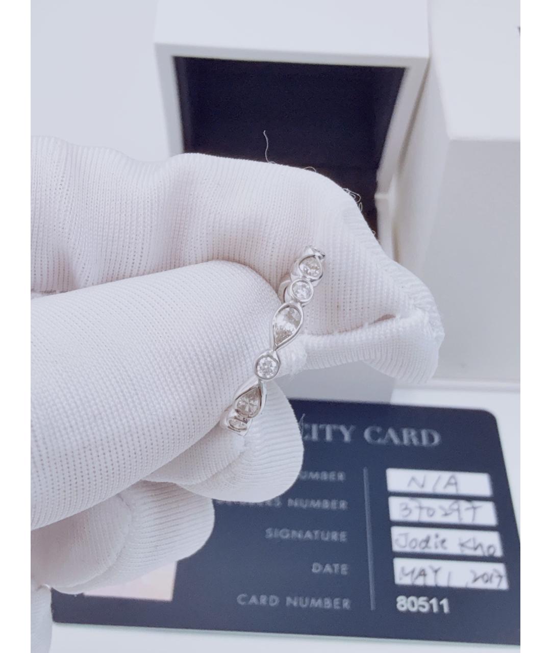 DE BEERS Серебряное кольцо из белого золота, фото 5