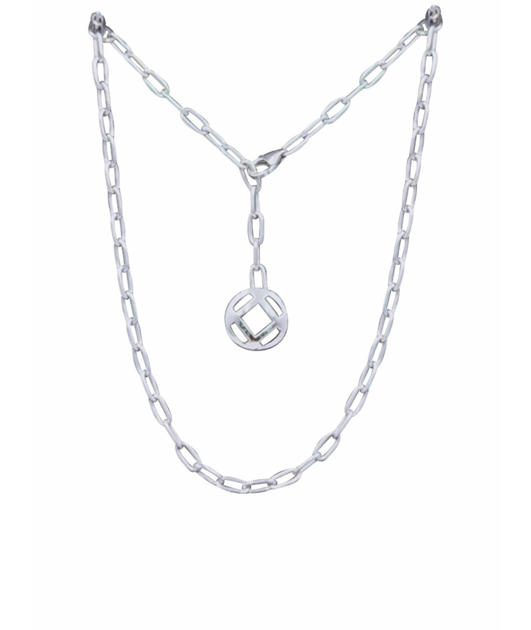 CARTIER Серебряное колье из белого золота, фото 1