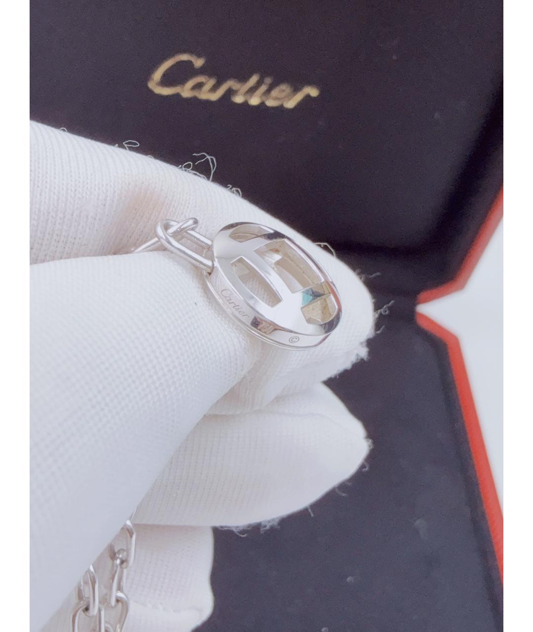 CARTIER Серебряное колье из белого золота, фото 7
