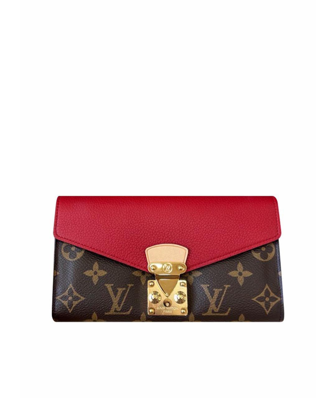 LOUIS VUITTON Красный кардхолдер из искусственной кожи, фото 1