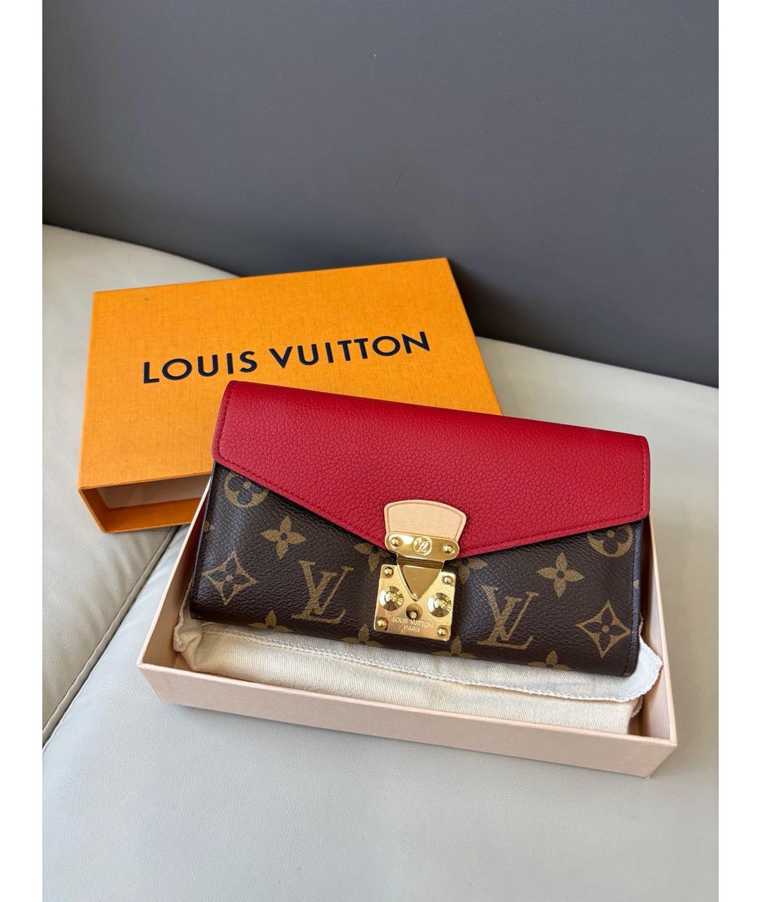 LOUIS VUITTON Красный кардхолдер из искусственной кожи, фото 8
