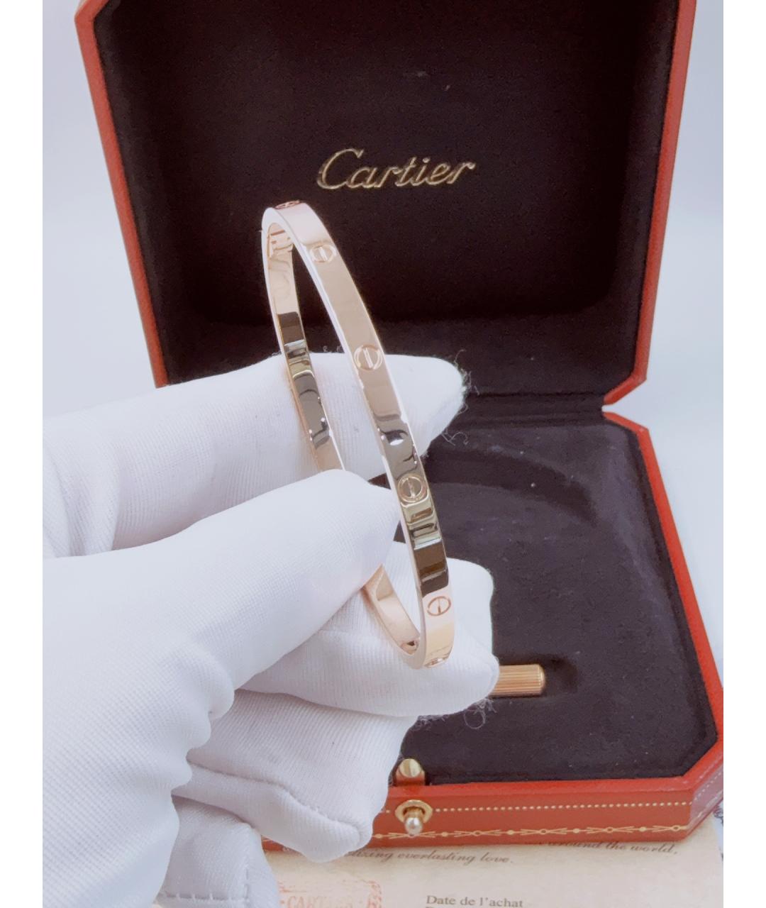 CARTIER Золотой браслет из розового золота, фото 5
