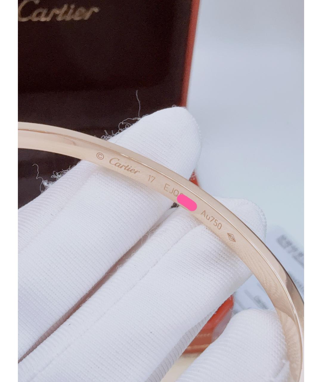 CARTIER Золотой браслет из розового золота, фото 7