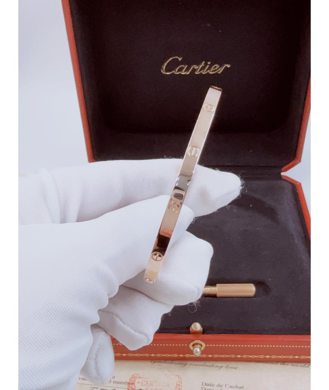 CARTIER Золотой браслет из розового золота, фото 4
