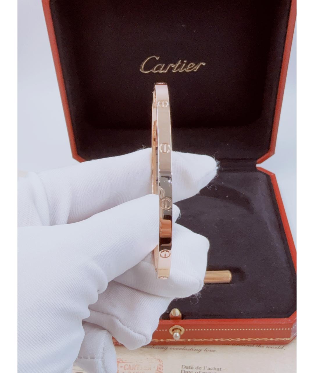 CARTIER Золотой браслет из розового золота, фото 3