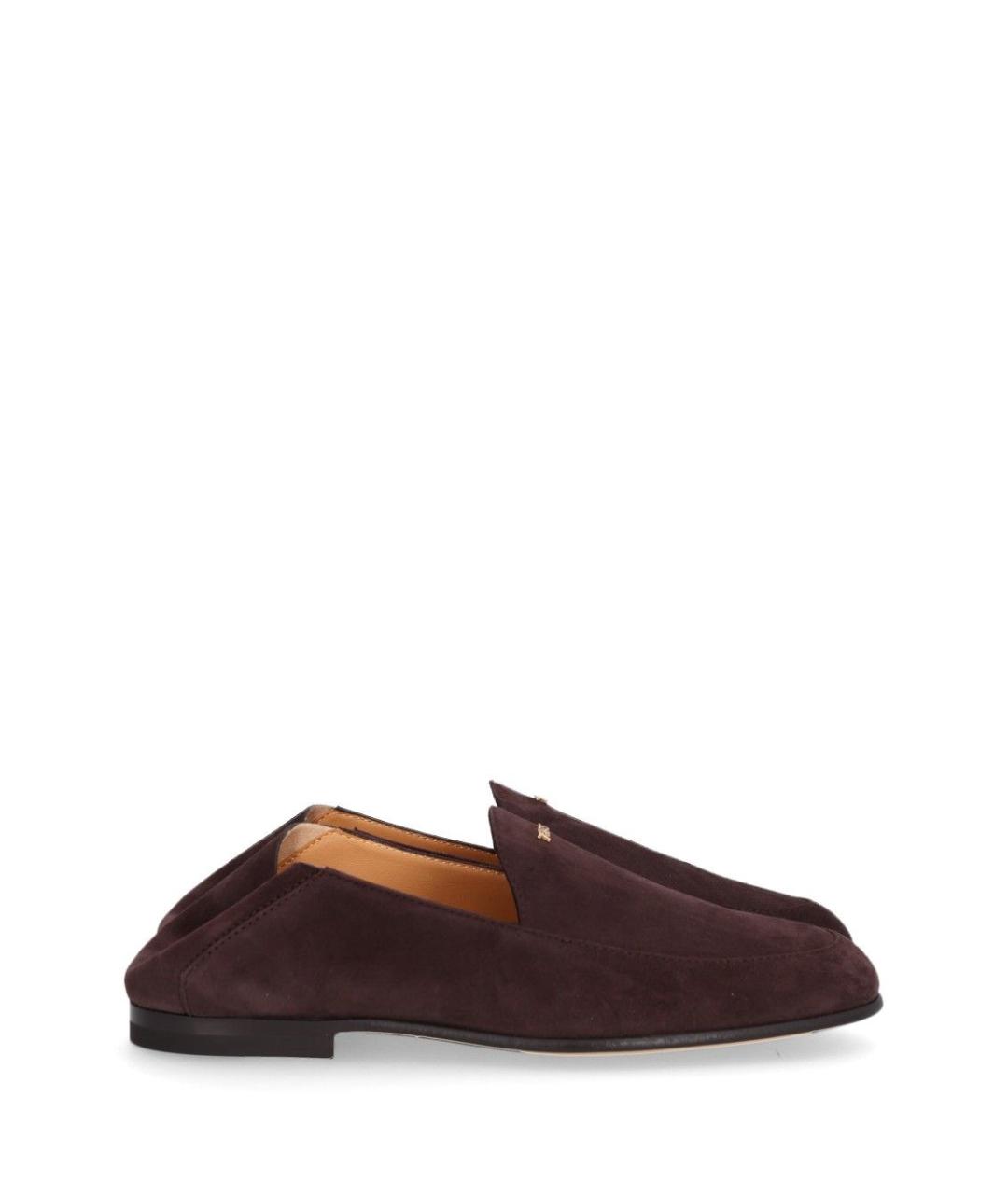 TOD'S Коричневые замшевые лоферы, фото 5