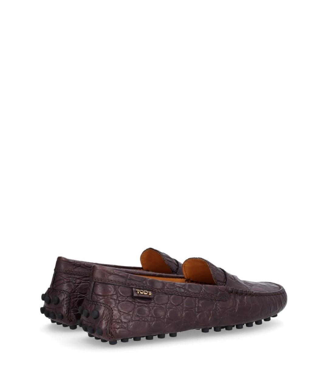 TOD'S Коричневые кожаные мокасины, фото 3