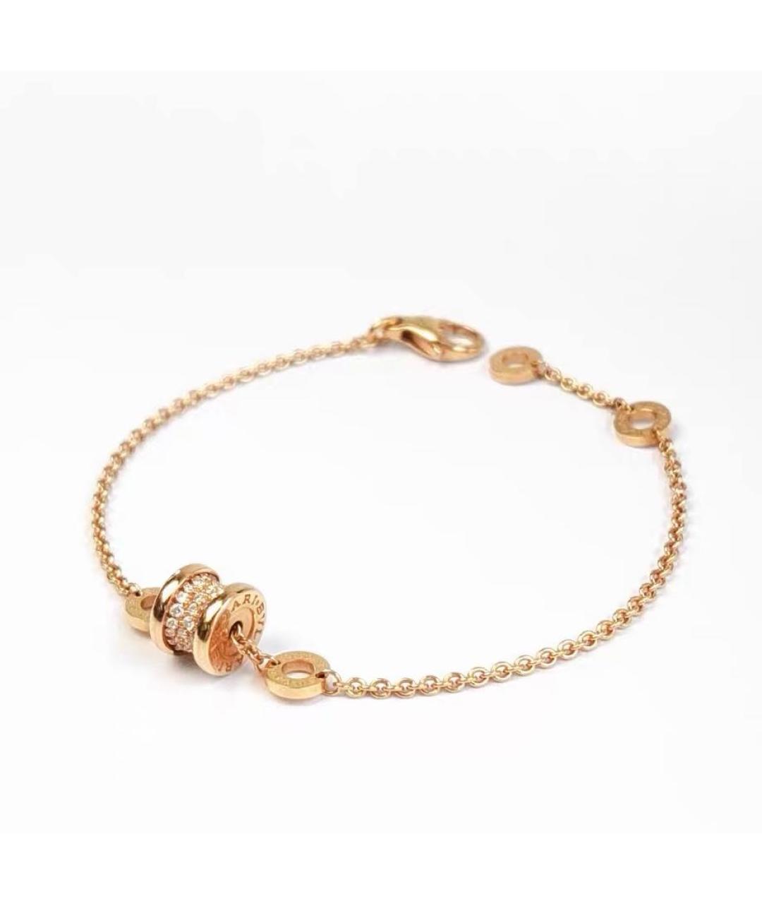 BVLGARI Розовый браслет из розового золота, фото 2