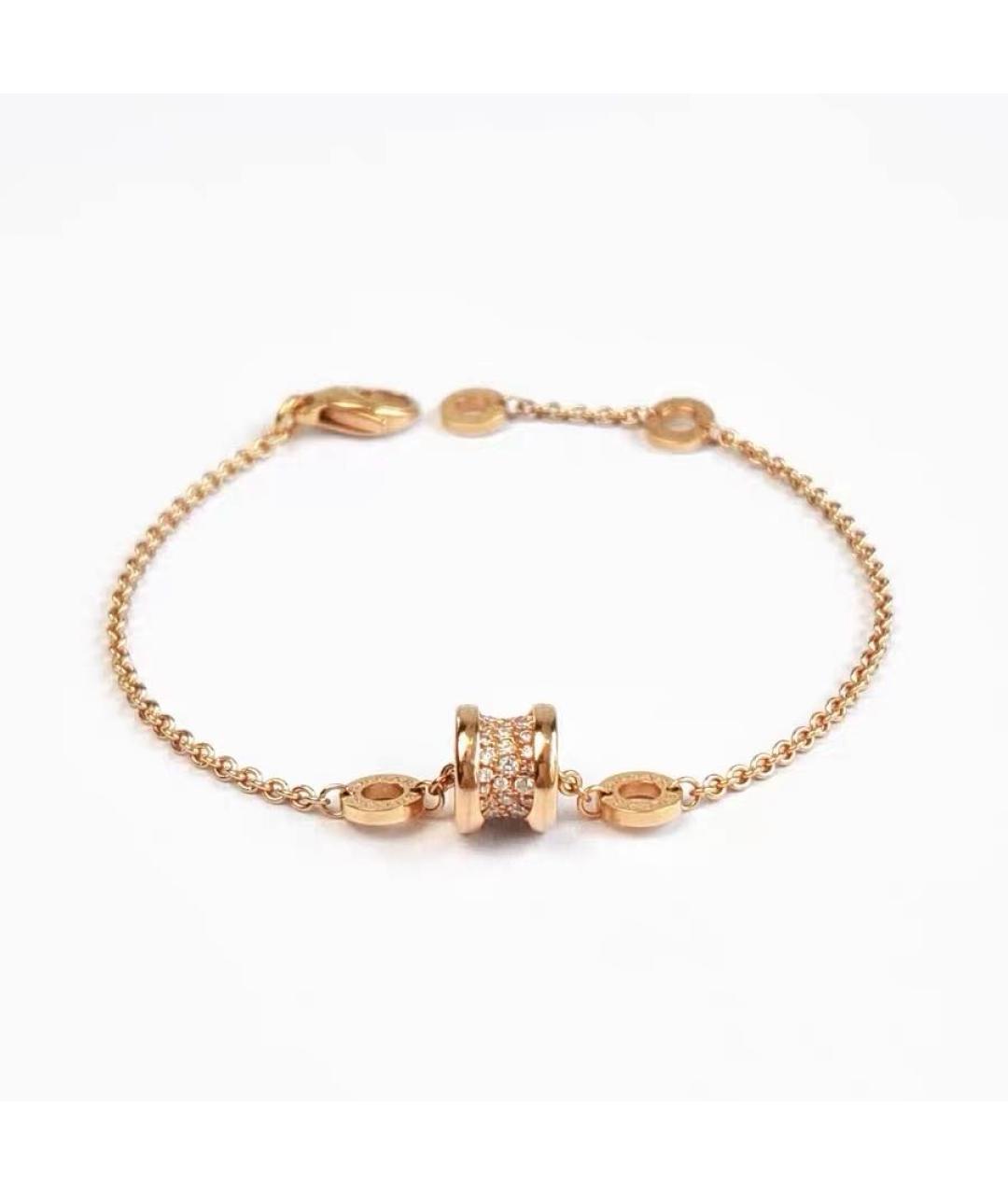 BVLGARI Розовый браслет из розового золота, фото 3