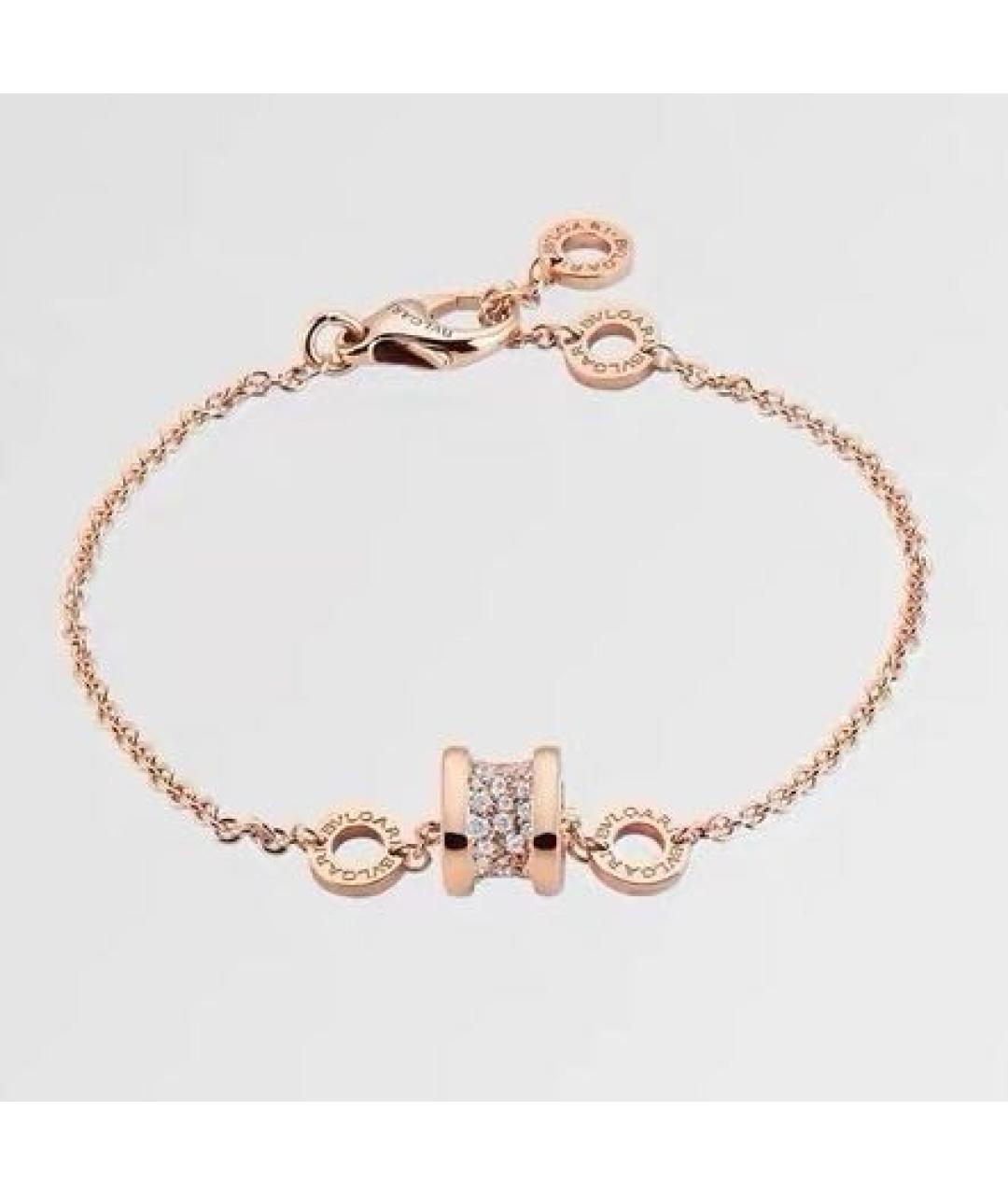 BVLGARI Розовый браслет из розового золота, фото 6