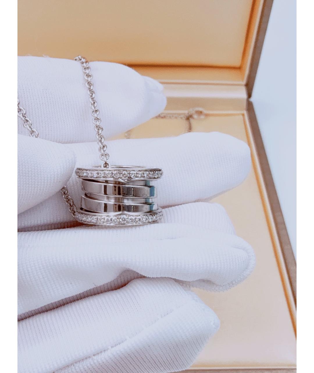 BVLGARI Серебряная подвеска из белого золота, фото 5