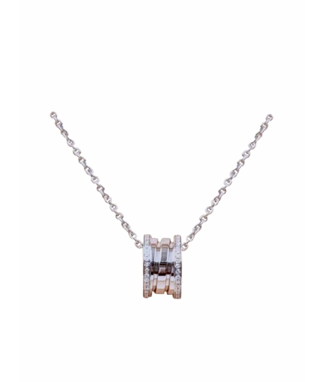 BVLGARI Серебряная подвеска из белого золота, фото 1