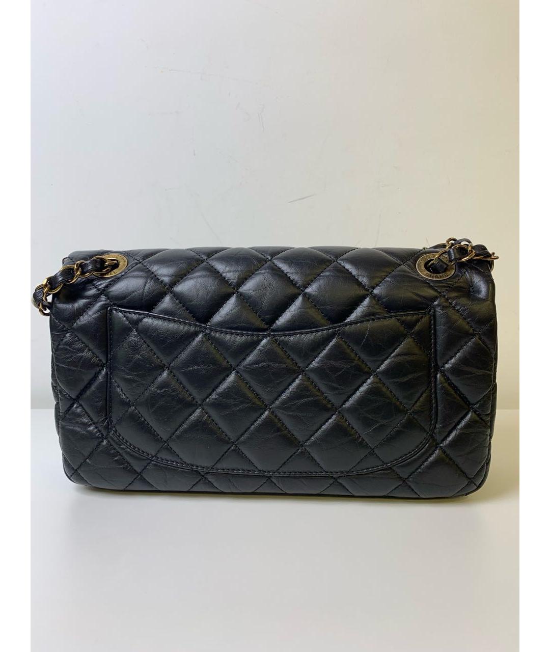CHANEL Черная кожаная сумка через плечо, фото 4