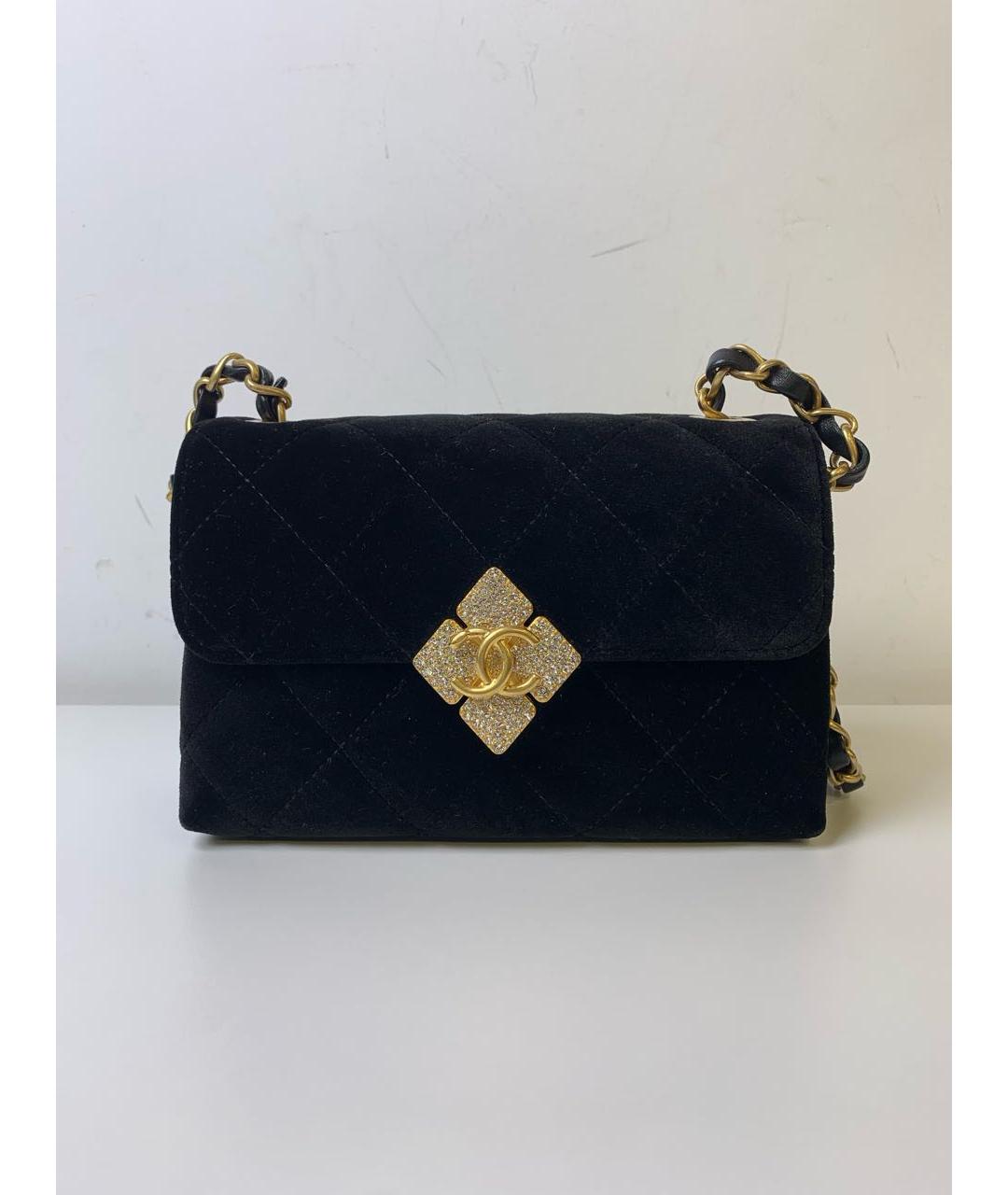 CHANEL Черная сумка через плечо, фото 8