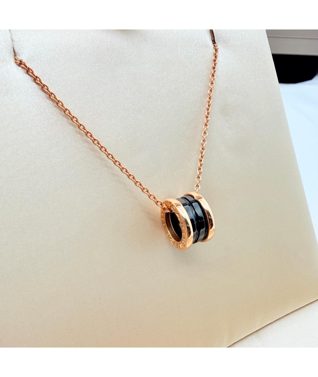 BVLGARI Золотая подвеска из розового золота, фото 2